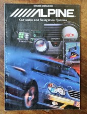 Catalogo Brochure ALPINE 2002 DEPLIANT Car Audio Navigation Leggere Descrizione 