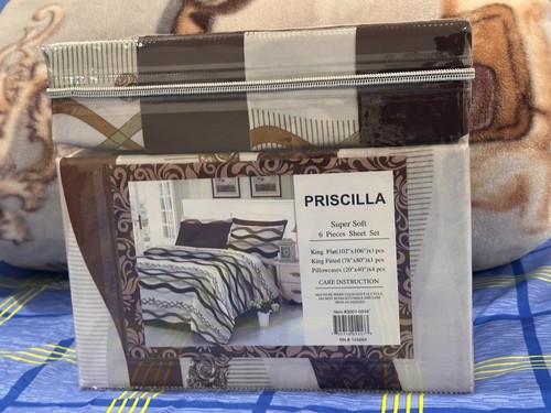 Set lenzuola king priscilla - set,