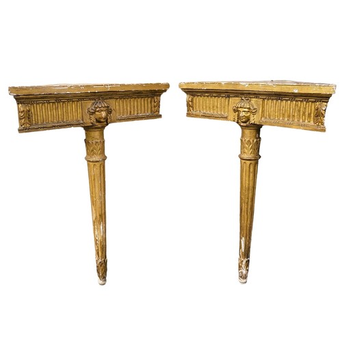 Coppia console con - di, inserti