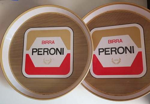 Coppia vassoi birra - , peroni