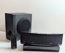 Sony DAV-TZ140 300W Sistema DVD Home Theatre HDMI Telecomando Testato Spedizione Gratuita