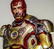 HOT TOYS Marvel [MMS197D02] IRON MAN 3 Mark 42 Suit 1/6 Action Figure DIE CAST