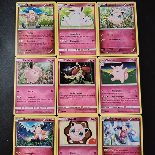 Pokemon lotto fairy - fairy, cards