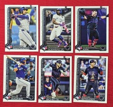 Set 25 carte squadra Topps serie 1 e 2 TORONTO BLUE JAYS 2025 - Guerrero Bichette