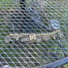 VINTAGE 8CAR CHARM BRACELET