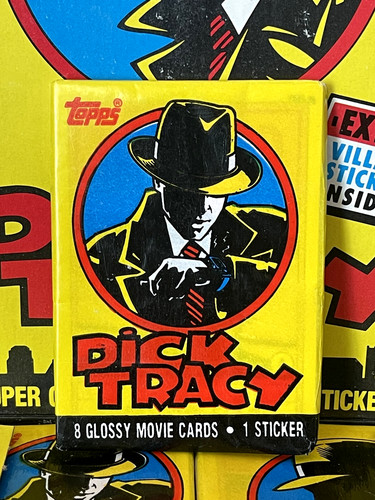 1990 topps dick tracy hit - dick,