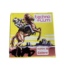 Pellicola Techno Film Super 8mm Colore Avv. Western Fuoco Incrociato