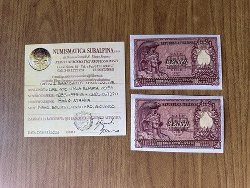 Lotto banconote consecutive - lotto, 2