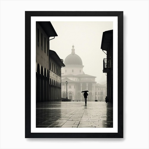 Bergamo italia bianco e nero - bergamo,, italia,