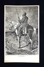 L'avamposto Incisione del 1885