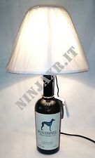 Lampada Bottiglia artigianale Gin Windspiel arredo idea regalo riciclo creativo 