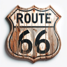 Maglietta Route US 66 America