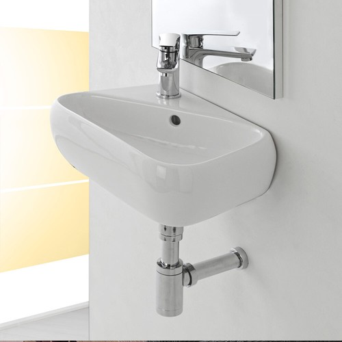 Lavandino sospeso ceramica - in,