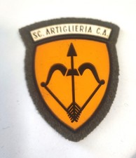 SCUDETTO OMERALE, PATCH E.I SCUOLAARTIGLIERIA C.A.
