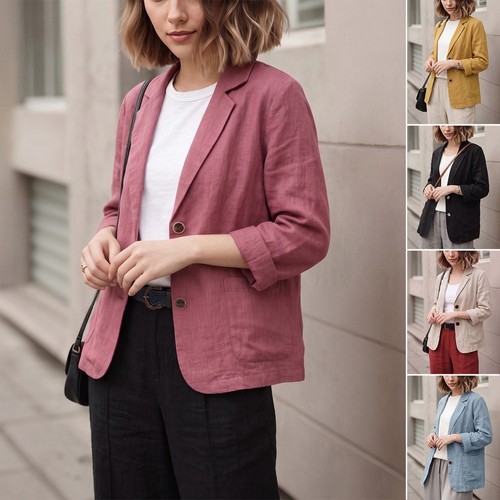 Blazer tuta donna cotone