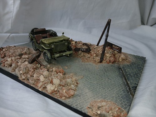 Diorama strada 35 - strada, 1/35