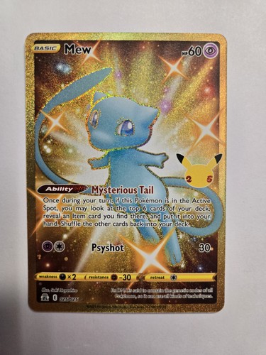 Pokemon tcg shiny mew - shiny, (oro)