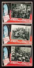 PIRATI DELLA MALESIA set 3 fotobuste poster Massimo Girotti Calamai Salgari R89