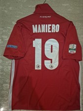 maglia calcio bari nike maniero 19 match worn