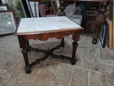 Tavolino da salotto con piano in marmo stile Luigi XIV  primi '900