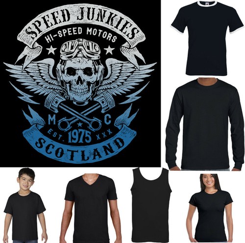 Maglietta biker scozzese - maglietta,