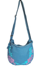 Borsa di jeans dipinta a mano