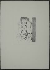 GIUSEPPE MIGNECO acquaforte del 1972 titolata  ''FIGURA'' (ns rif 7 )