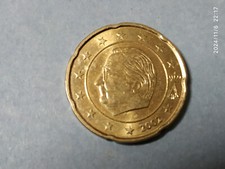 Moneta 20 centesimi di Euro Belgio 2002, splendida SPL