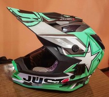 Casco cross Just1 J32 tg. M con accessori