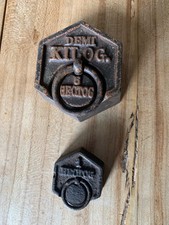 ANTICHI PESI ESAGONALI PER BILANCIA-500 GR-100 GR