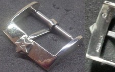 Original Vintage Zenith "stellina" Buckle Fibbia 16mm inner Stainless Steel L@@K