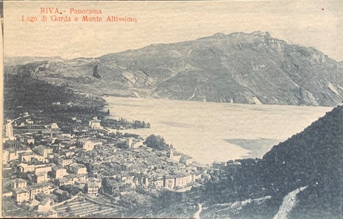 Cartolina riva del - riva, garda