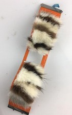 CINTURINO OROLOGIO ROBERTO CAVALLI 40MM PELLE ARANCIO CHIUSURA ACCIAIO PULSANTI