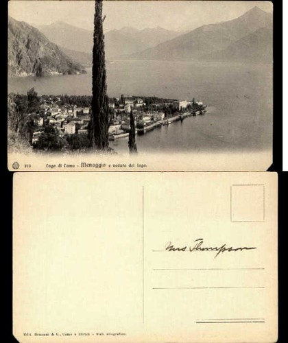 Lago como menaggio veduta - di,