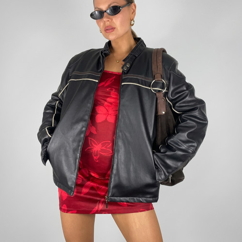 Y2k giacca motociclista donna - y2k,
