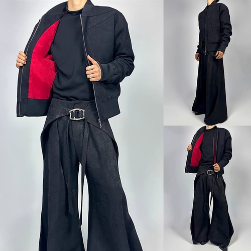 Men black red - color, block