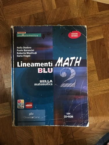 Lineamenti math blu - blu., per