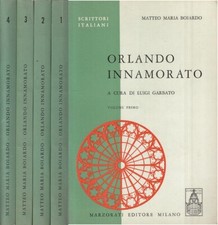 LN- ORLANDO INNAMORATO 4 VOLL. - BOIARDO - MARZORATI --- 1970 - B - XFS999