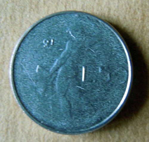 Minting error lire 1991 - error,