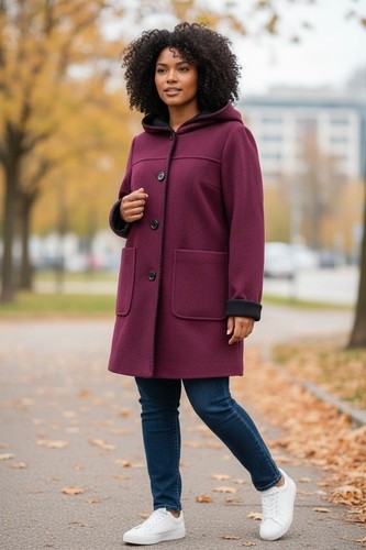 Giacca donna lana mantella - giacca,