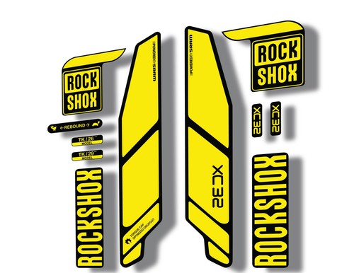 Adesivo rock shox - shox, 2014