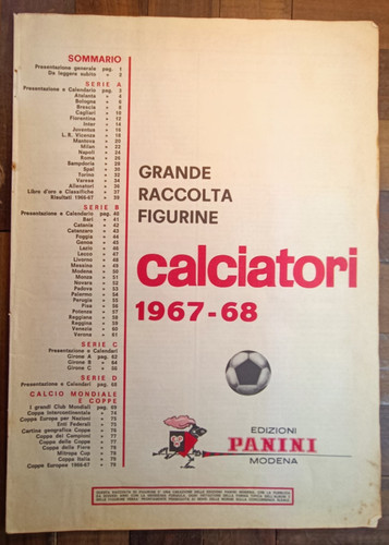 1967 album calciatori - 1967/68,