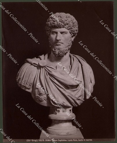 Lucio vero scultura marmo - lucio,