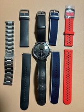 Withings Scanwatch 42mm Cassa in Acciaio Inox con Cinturino Sport Nero...