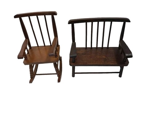 Sedia dondolo vintage per - sedia, a