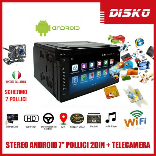 Stereo auto android - stereo, pollici