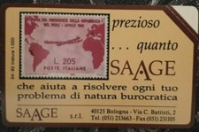 scheda telefonica SAAGE