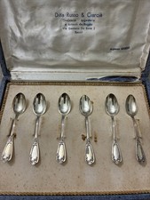 Servizio 6 Cucchiaini Argento