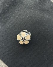 Autentico Charm Pandora Pensionato Argento Sterling Rosa Fiori di Ciliegio Clip