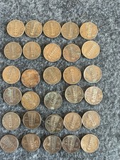 Lotto di 30 Monete Da 5 CENTESIMI SPIGA REGNO D’ITALIA DAL 1919 al 1936